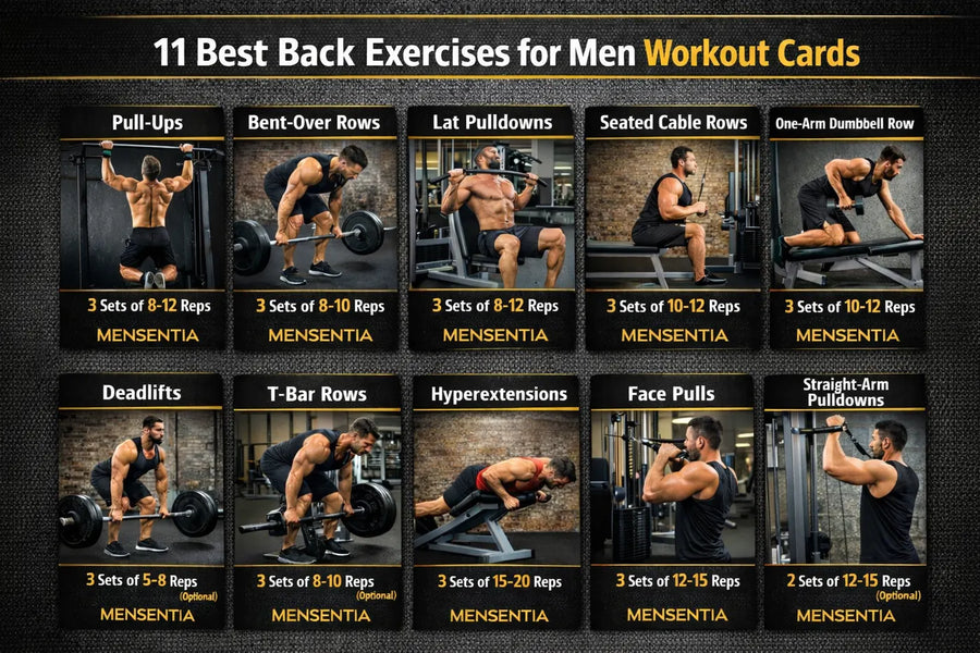 11 Best Back Exercises for Men (Simple, Effective & Proven)